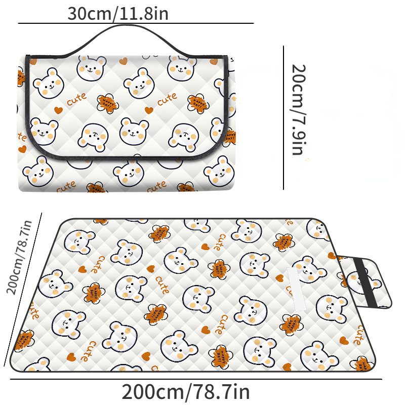 Waterproof Picnic Mat 200x200CM for Camping and Beach