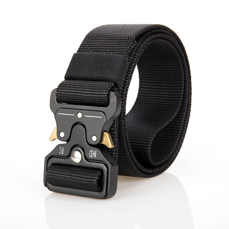 Men's Nylon Tactical Work Pants Canvas Belt
