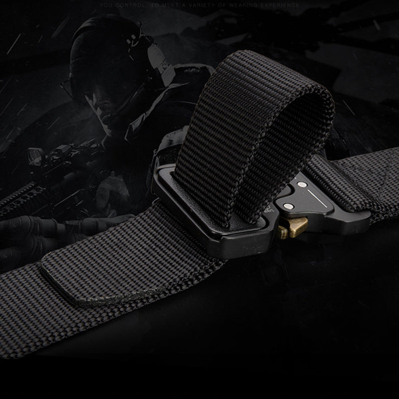 Men's Nylon Tactical Work Pants Canvas Belt