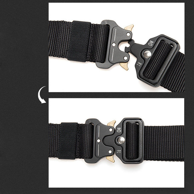 Men's Nylon Tactical Work Pants Canvas Belt