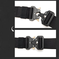 Men's Nylon Tactical Work Pants Canvas Belt