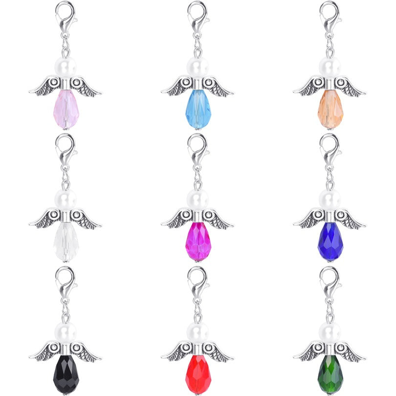 Water Drop Angel Wing Pendant for DIY Bracelet Necklace