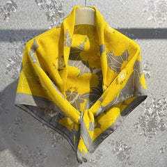Geometric Pattern Square Scarf Large Bandana Breathable Headwrap