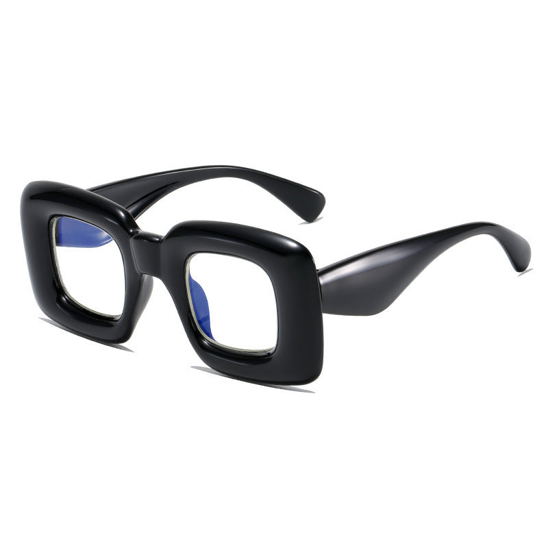 Y2K Clear Len Glasses For Women Men Inflated Candy Funny Party