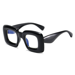 Y2K Clear Len Glasses For Women Men Inflated Candy Funny Party