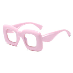 Y2K Clear Len Glasses For Women Men Inflated Candy Funny Party