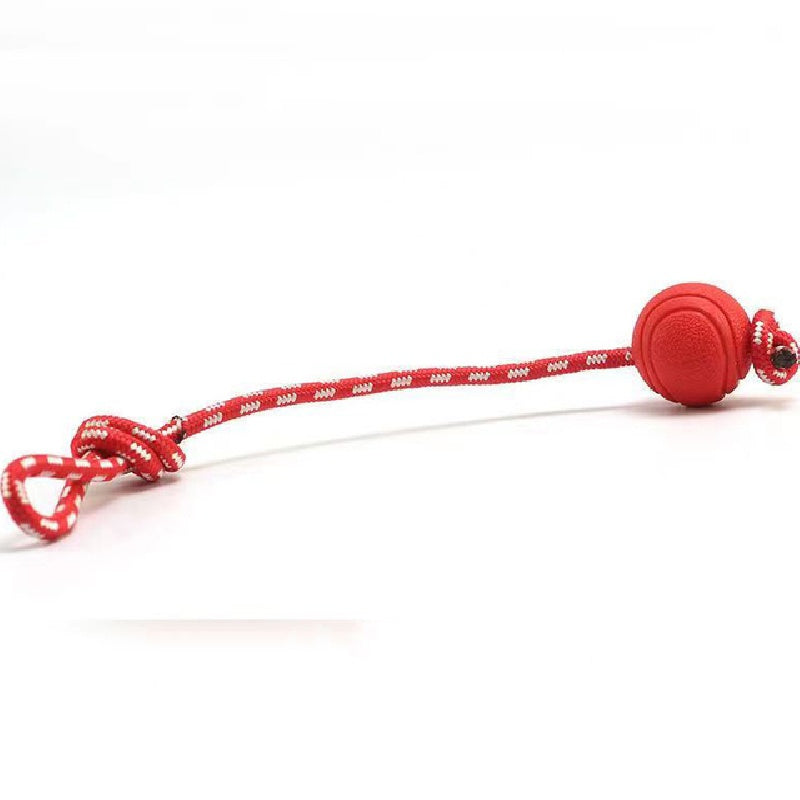 Durable Dog Ball Toy for Teeth Grinding and Interactive Play