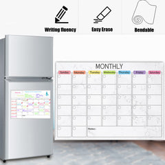Erasable Magnetic Monthly Weekly Planner Whiteboard
