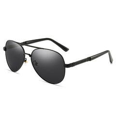 Men's Polarized Pilot Sunglasses for Day and Night Use