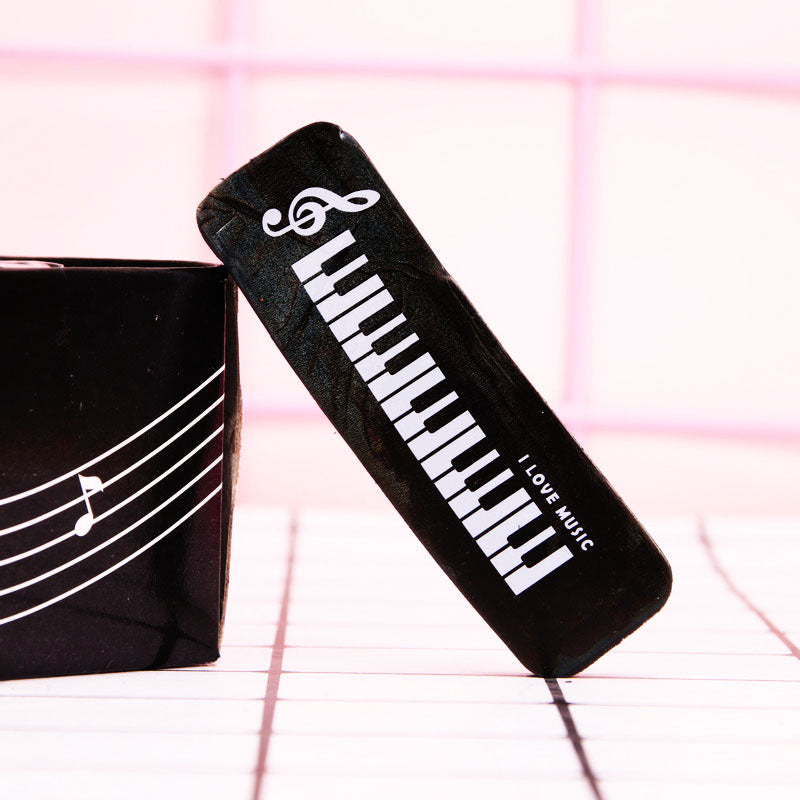 Piano Pattern Pencil Erasers For Students and Office Supplies
