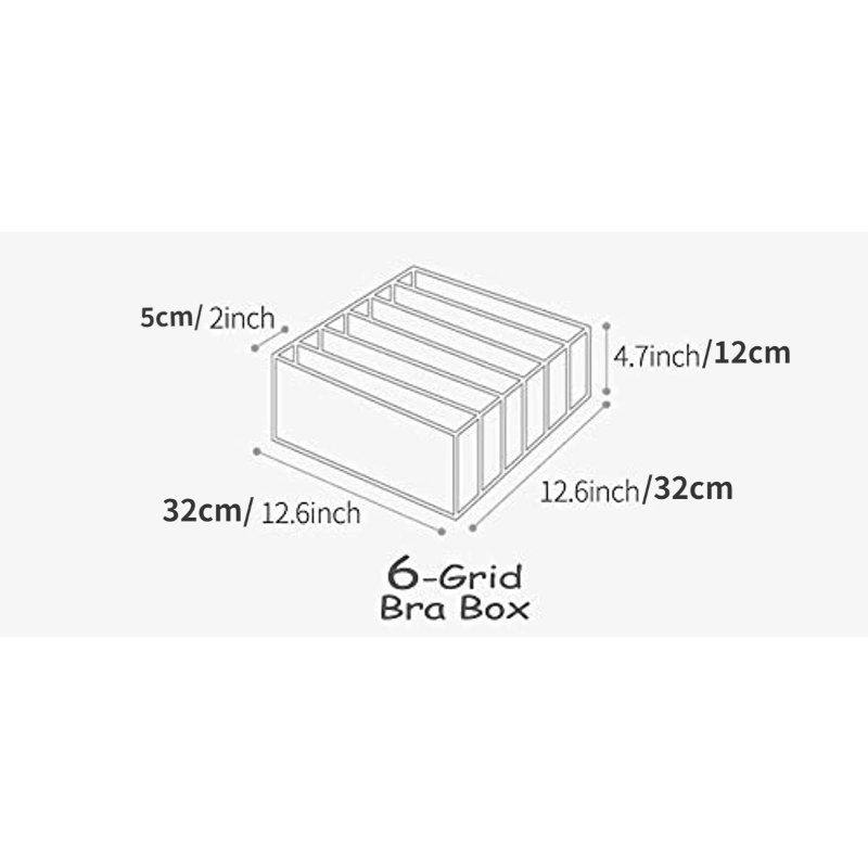 Underwear Storage Box Drawer Divider Household Organizing Bag
