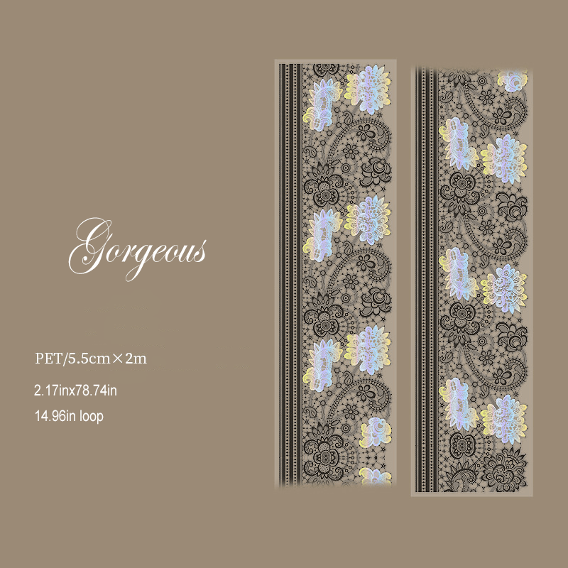 Dreamy DIY Scrapbooking Lace PET Tape Series