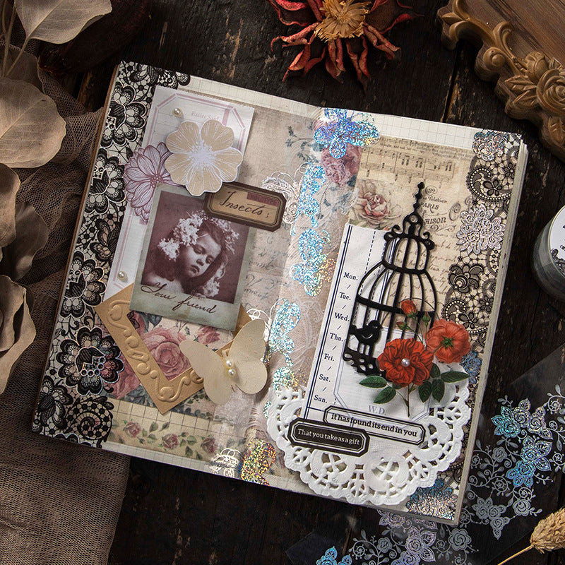 Dreamy DIY Scrapbooking Lace PET Tape Series