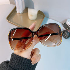 Camellia Flower Sunglasses Women Gradient UV400