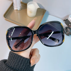 Camellia Flower Sunglasses Women Gradient UV400