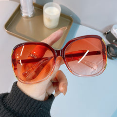 Camellia Flower Sunglasses Women Gradient UV400