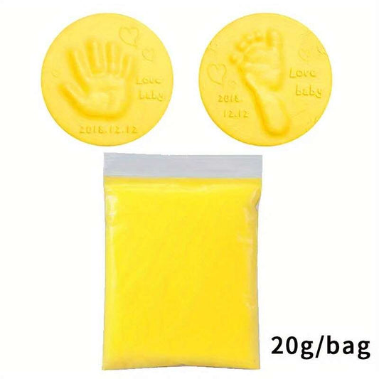 20g Soft Clay Fluffy Material Baby Hand Foot Print DIY Toy