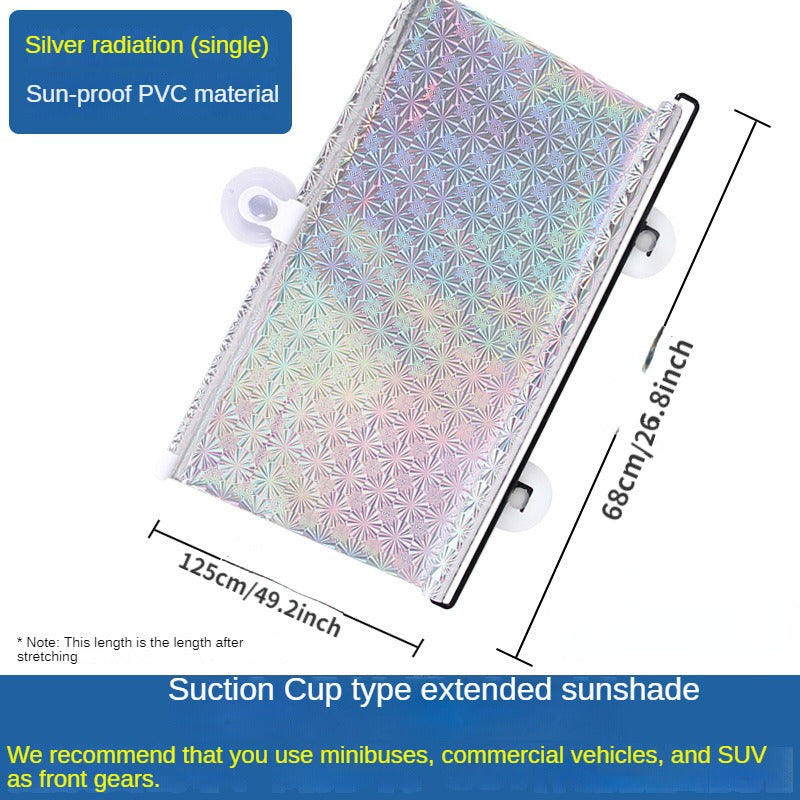 Automated Suction Cup Car Sunshade - Stay Protected