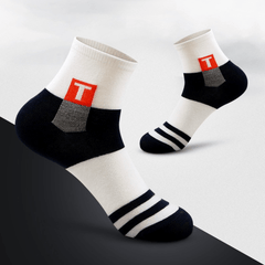 5pairs Men's Autumn Winter Sports Mid calf Socks