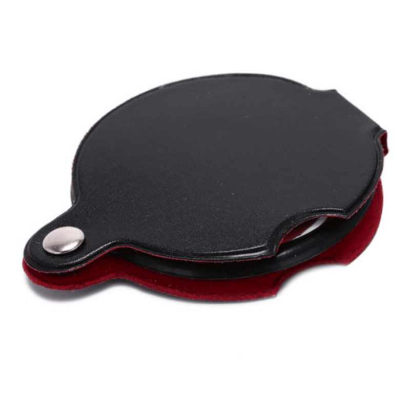 60mm Mini Handheld Magnifier Foldable Pocket Magnifier Reading Monocle