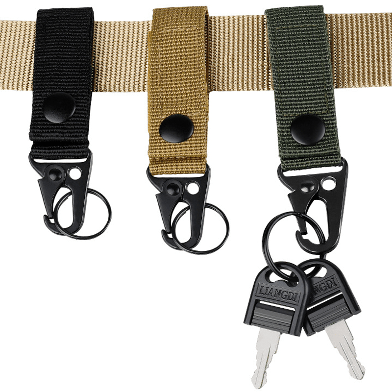 Tactical Hanging Key Hook Clip Buckle Strap