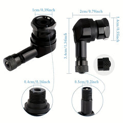 Aluminum Motorcycle Tyre Valve Extension with Adjustable Adaptor