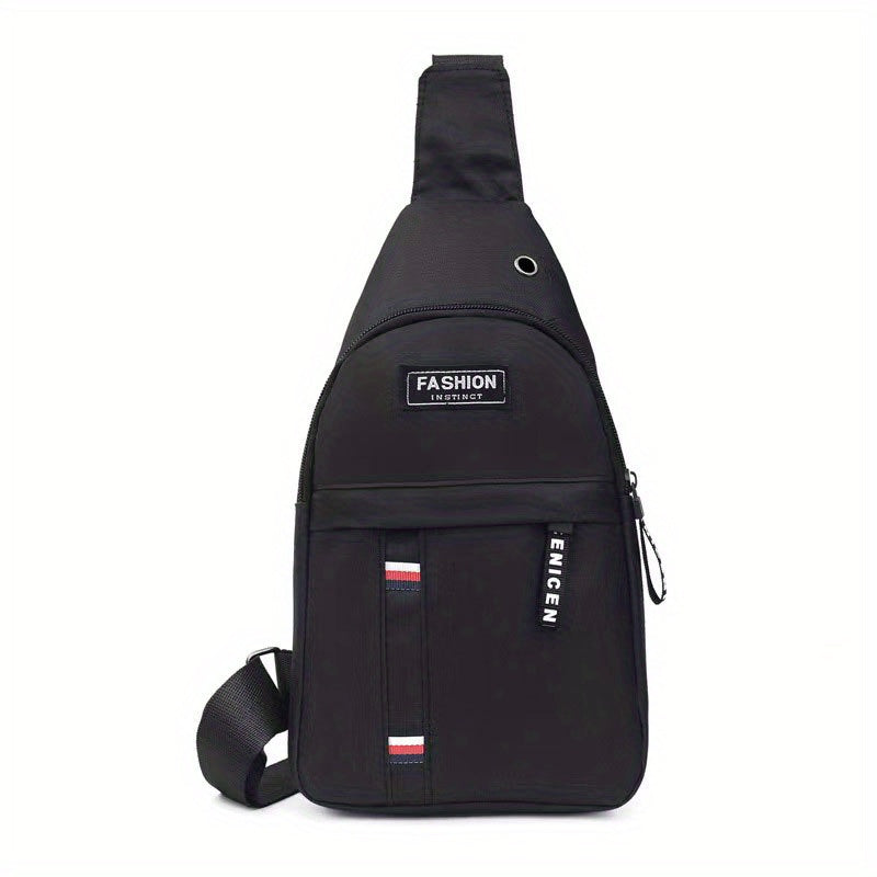 Sports Chest Bag For Mountaineering Cycling With Earphone Hole