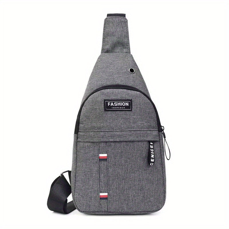 Sports Chest Bag For Mountaineering Cycling With Earphone Hole