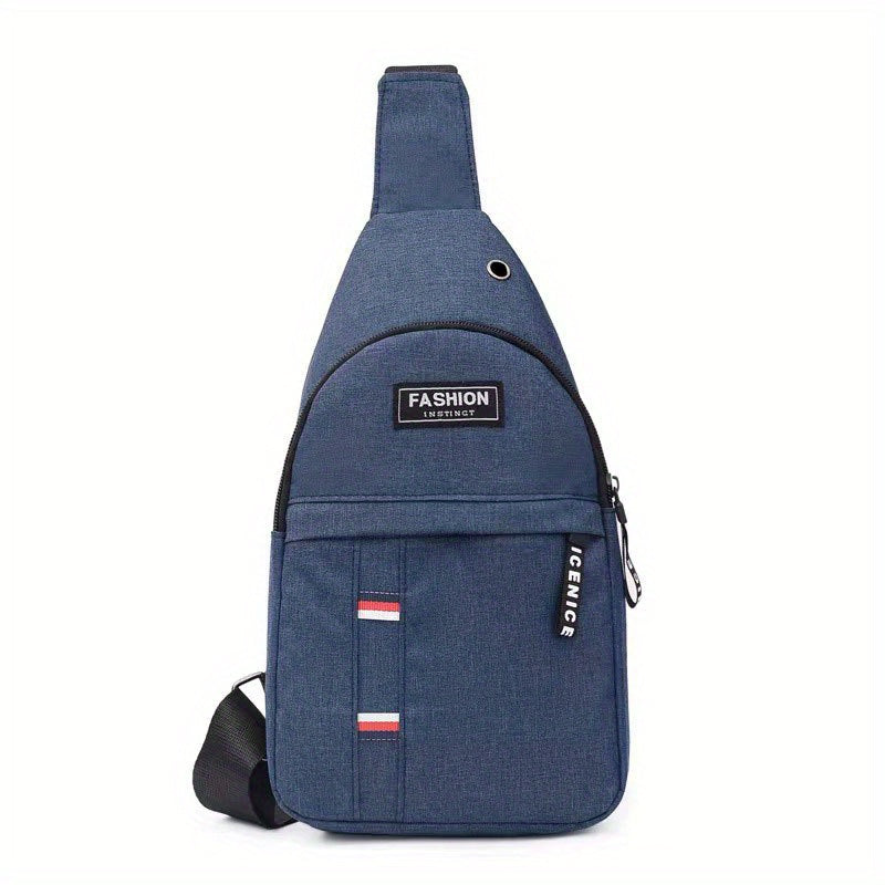 Sports Chest Bag For Mountaineering Cycling With Earphone Hole