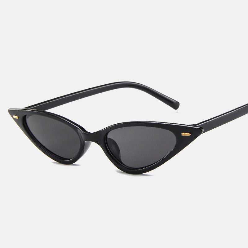 Triangle Cat Eye Sunglasses Retro Punk Vintage UV400 Sun Shades