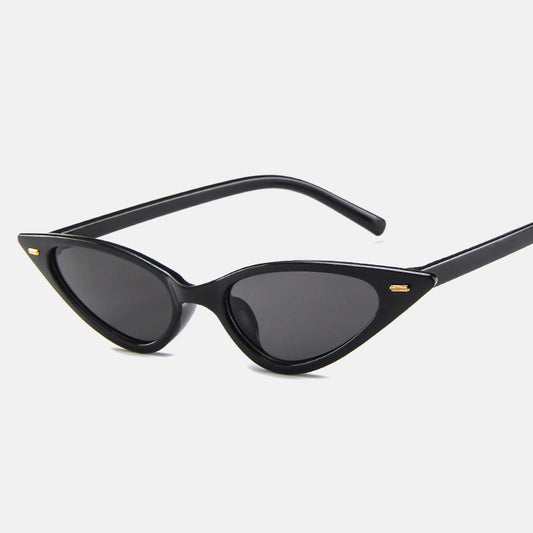 Triangle Cat Eye Sunglasses Retro Punk Vintage UV400 Sun Shades