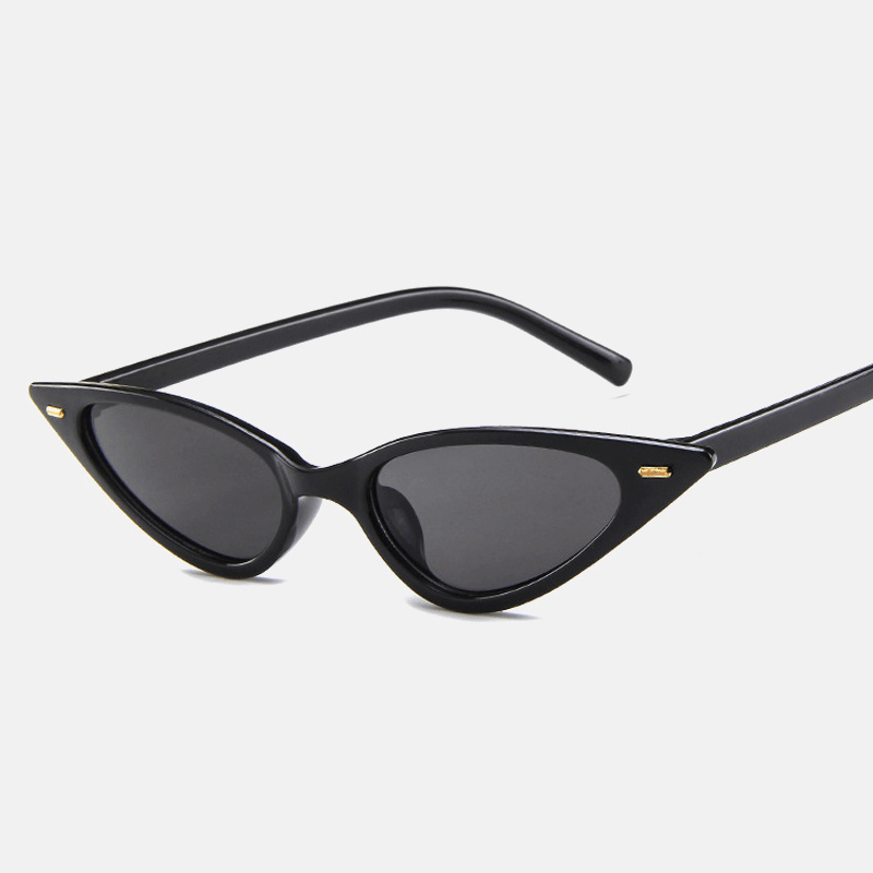 Triangle Cat Eye Sunglasses Retro Punk Vintage UV400 Sun Shades