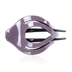Retro Sequin Glossy Hair Clip Plastic Hair Accessories