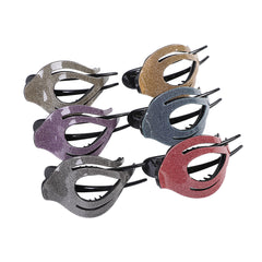 Retro Sequin Glossy Hair Clip Plastic Hair Accessories
