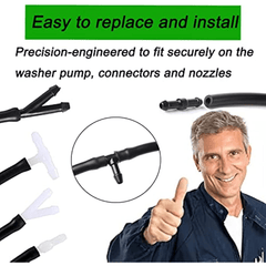 4m Windshield Washer Hose Kit With 12 Connectors