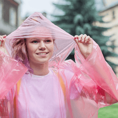 Waterproof Mini Raincoat Ball w/ Keychain for Adults
