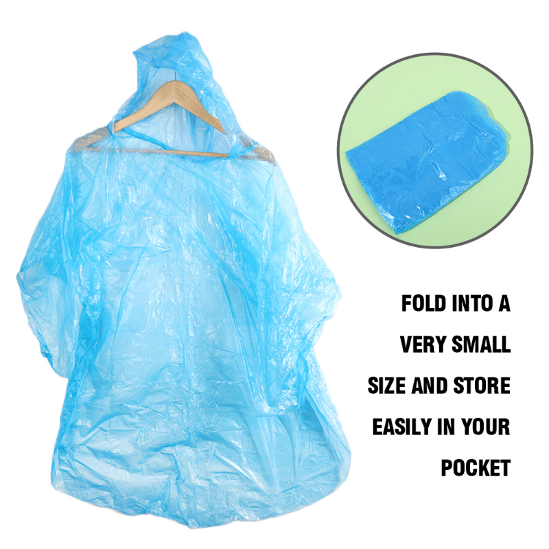 Waterproof Mini Raincoat Ball w/ Keychain for Adults