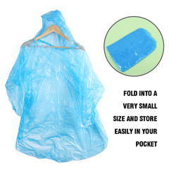 Waterproof Mini Raincoat Ball w/ Keychain for Adults