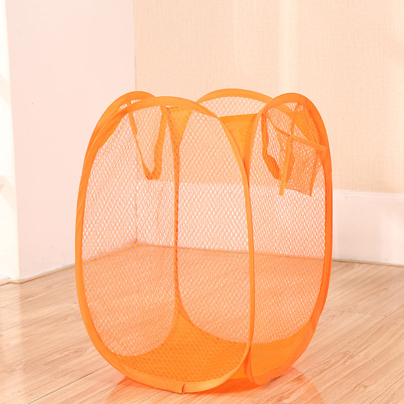 Collapsible Pop-Up Mesh Laundry Basket