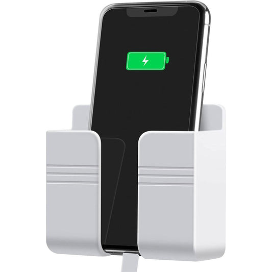 Wall Mount Phone Organizer Storage Box Remote Control Phone Bracket Organizer