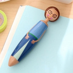 1pc Cartoon Ballpoint Pen Doll Pen Student Office Stationary Gift Random