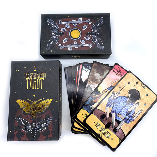 Sasuraibito Tarot Gilded Edge Bronzing Hard Carton Packaging