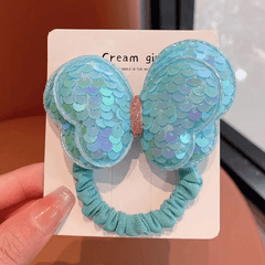 Colourful Sequin Butterfly Hair Bands for Girls
