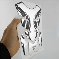 3D Stereo Motorcycle Fuel Tank Fishbone Sticker Waterproof Scratch resistant