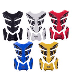 3D Stereo Motorcycle Fuel Tank Fishbone Sticker Waterproof Scratch resistant