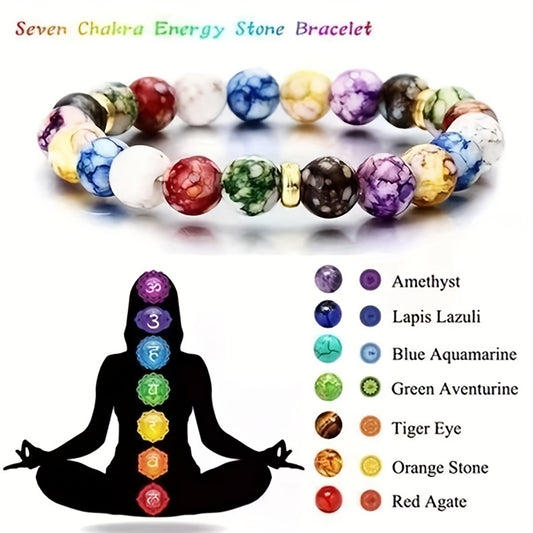Minimalist Colorful Beaded Bracelet For Men, Daily Decoration Gift