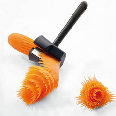 Vegetable Sharpener & Peeler: Create Carrot Flowers & Salad Rolls