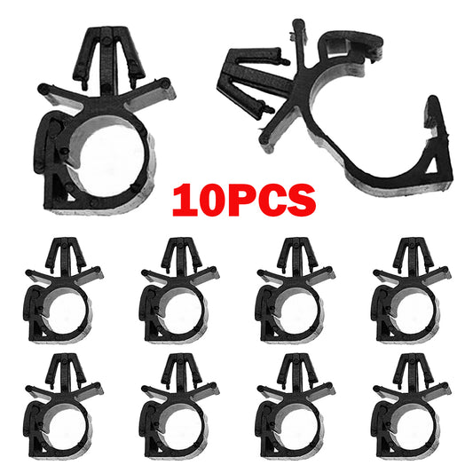 10pcs Car Wiring Harness Fastener Retainer Clip Corrugated Pipe Tie Wrap