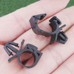 10pcs Car Wiring Harness Fastener Retainer Clip Corrugated Pipe Tie Wrap