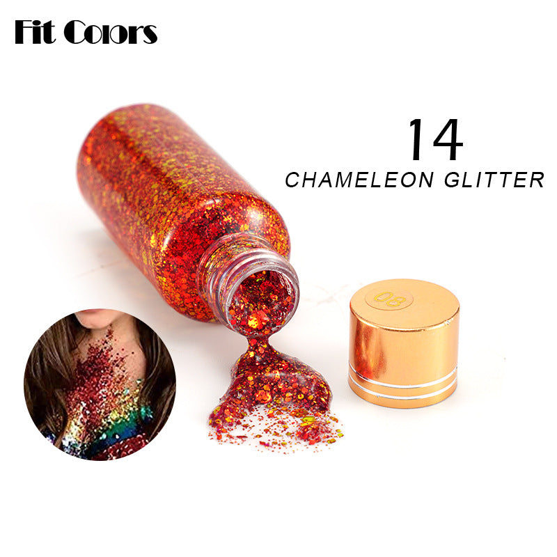 Colorful Mermaid Sequin Gel Eyeshadow Cream